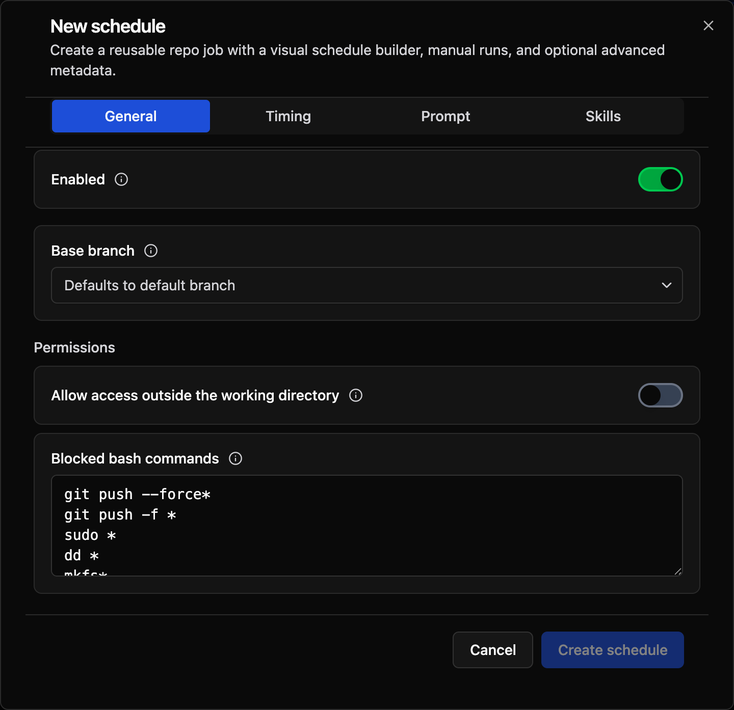 Permissions Configuration